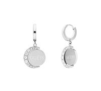 Guess - Damen Guess Edelstahl-Ohrringe MOON PHASES - Ohrringe - Stahl - Silberfarbig - Nickelfrei