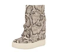 Guess Damen Guinna, Schwarz/Weiß Snake 002, 39.5 EU