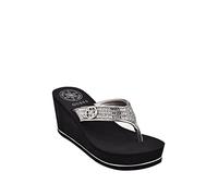 GUESS Damen Gwsarraly4gwsarraly4 Flipflop, Pewter 179, 36.5 EU