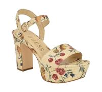 GUESS Damen Haldem Sandale, Floral 101, 38.5 EU