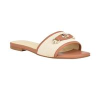 GUESS Damen Hammi Flache Sandale, Medium Natural 102, 36.5 EU