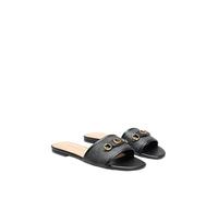 GUESS Damen Hammi Flache Sandale, schwarz 001, 40 EU