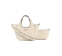 Guess Helina Mini Handtasche creme, Lederimitat, Damen