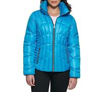 GUESS Damen Herbstjacken, Pufferjacke, Steppjacken Übergangsjacke, Himmel, S