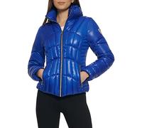 GUESS Damen Herbstjacken, Pufferjacke, Steppjacken Übergangsjacke, Indigo/Mandala-Traum, S