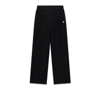 GUESS Damen Hose Olympe Straight Pants Relaxed Fit Schwarz