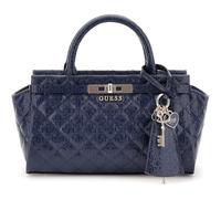GUESS Damen Idra Small Satchel Ranzen, Mitternacht/Ausflug, einfarbig (Midnight//Getaway Solids)
