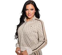 GUESS Damen Jean G Logo Full Zip Sweatshirt, 4 g Rhombus Buffy, S