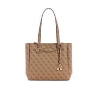 Guess Shopper Tasche Katya, 30 cm, Latte-Logo, mehrere Fächer, Braun