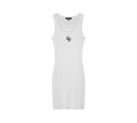 GUESS Damen Kurzes Kleid Polyester E6GK07KG482, Weiß, S