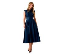 Guess Midikleid mit verdeckter Knopfleiste Modell 'CHERRY' in Marine, Größe M