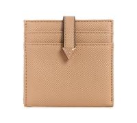 GUESS Damen Laurel Tab Card Case Wallet Kartenetui, Beige