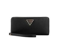 GUESS Damen Laurel Large Zip Around Wallet Clutch, Schwarz, Einheitsgröße