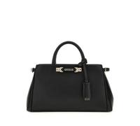 Guess Damen Henkeltasche Lefia Luxury Satchel (HWBG) Schwarz