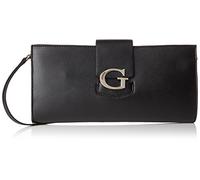 Guess Damen Lexxi Clutch Münzbörsen, Schwarz (Nero)