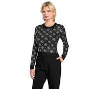 Guess Damen Longsleeve W6RR66Z3JD2 mit Strass Schwarz XL