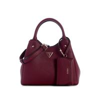 GUESS Damen Lorella Small Girlfriend Tote, Merlot, Einheitsgröße
