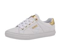 Guess Damen Loven Sneaker, Weiss/opulenter Garten, 38.5 EU