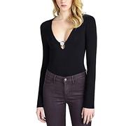 Guess Damen Ls Cybill Body Jumpsuit, Schwarz (Jet Black A996 Jblk), X-Small