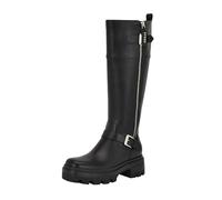 GUESS Damen Lynnie-wc Kniehohe Stiefel, Schwarz 002, 38.5 EU