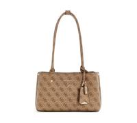 GUESS Damen Meridian Ii Shoulder Satchel Handtasche, Latte Logo