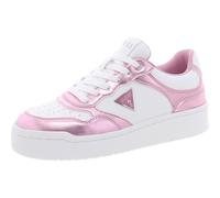 GUESS Damen Miram Sneaker, Weiß/Rosa 143, 39 EU