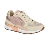 Guess Damen Moxea Sneaker, Hellrosa Logo Multi 684, 38 EU