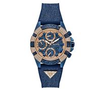 GUESS Damen Multifunktionsuhr ICONIC 40TH GW0813L1 Blau