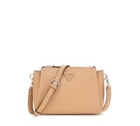 GUESS Damen Noelle Triple Compartment Crossbody Umhängetasche, Beige