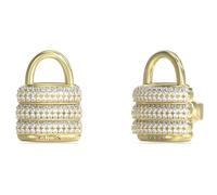 Guess Damen-Ohrringe aus der Guess My Secret Kollektion. Ohrringe aus Stahl in Gelbgold. Maße: 16 mm. Referenz: JUBE05419JWYGT/U.