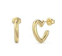 Guess Damen-Ohrringe Herz Creolen Goldfarben JUBE05535JWYGT/U