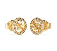 Guess Damen-Ohrringe Ohrstecker 4G Logo Goldfarbe JUBE02136JWYG