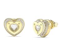 Guess Ohrstecker JUBE05551JWYGT/U Herz Pave Goldfarben Damen