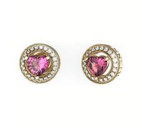 Guess Damen-Ohrringe Ohrstecker Herz Goldfarben/Pink JUBE04669JWYGFCT-U