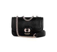 GUESS Damen Orlina Mini Convertible Crossbody Flap Umhängetasche, Schwarz