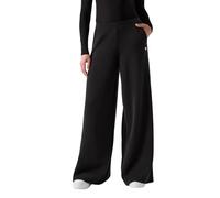 GUESS Olympe Damenhose mit weitem Bein, Schwarz (Jet Black)