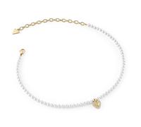 GUESS Damen-Perlenkette Herz Choker Goldfarben JUBN06090JWYGT/U