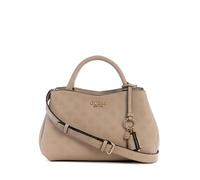 GUESS Damen Phoebe Girlfriend Satchel Ranzen, Simply Taupe Logo