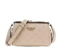GUESS Damen Phoebe Mini Crossbody Bag Umhängetasche, Simply Taupe Logo