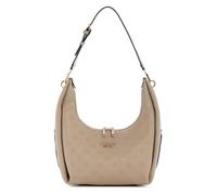 GUESS Damen Schultertasche Phoebe Hobo – Simply Taupe Logo