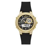 GUESS Damen Quarz Uhr mit Silikon Armband GW0339L1