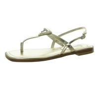 GUESS Damen Rainey Flache Sandale, Gold 710, 37.5 EU