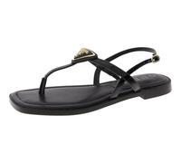 GUESS Damen Rainey Flache Sandale, Schwarz 001, 35 EU
