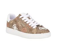 GUESS Damen Renzy Sneaker, Medium Natur/Beige Logo 101, 40 EU