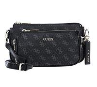 GUESS Damen Schultertasche Arie Double Pouch Crossbody Coal