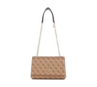 Guess Noelle Convertible Cross Flap Logo in Latte Logo Brown (3 Liter), Schultertasche
