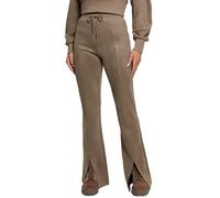 GUESS Damen Scuba Suede Sweatpants, Walnut Shell Multi, X-Klein