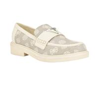 GUESS Damen Shatha Slipper, Taupe Logo Multi, 41 EU