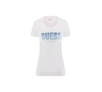 GUESS Damen T-Shirt Art W5GI14 J1314 Regular Fit, mehrfarbig, X-Small