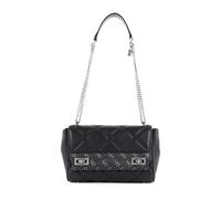 GUESS Damen Shoulder Bag Katey Flap Umhängetasche, Kohle Multi